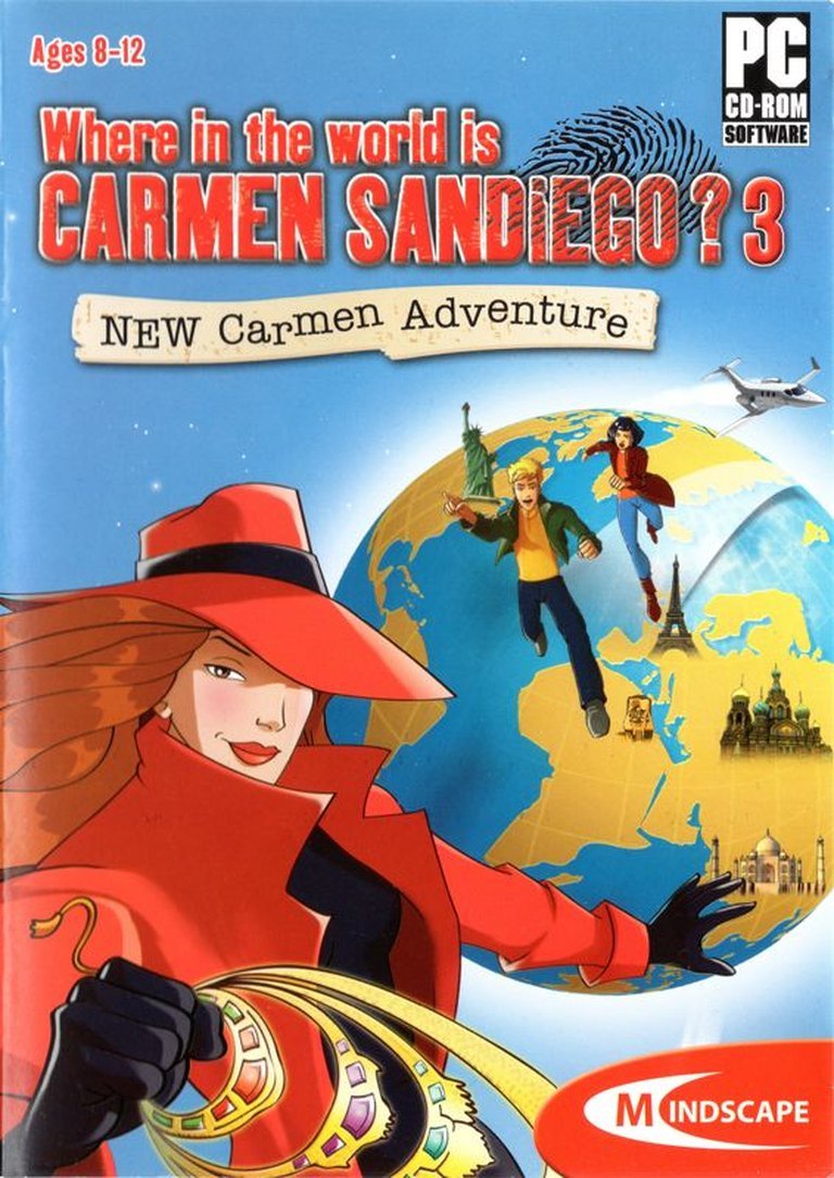 Where in the World is Carmen Sandiego? 3 Logo