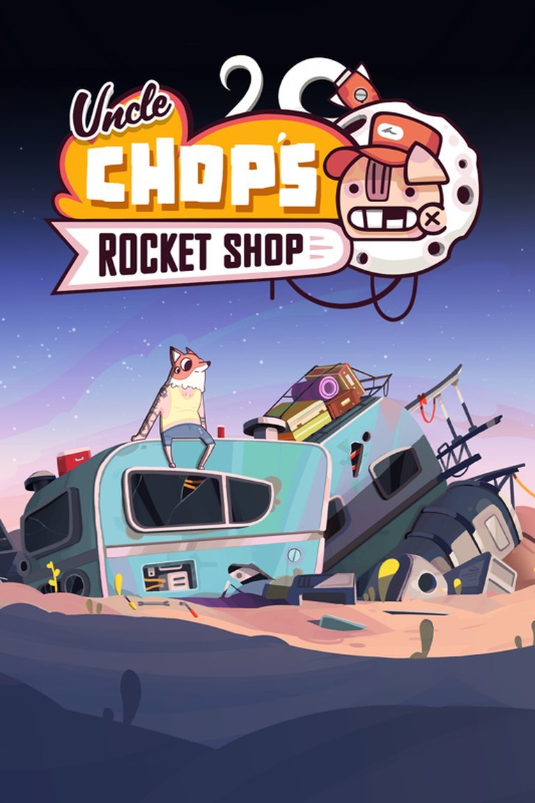 Uncle Chop's Rocket Shop Logo