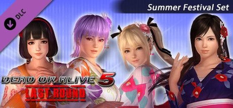 Dead or Alive 5: Last Round - Summer Festival Costume Set Logo