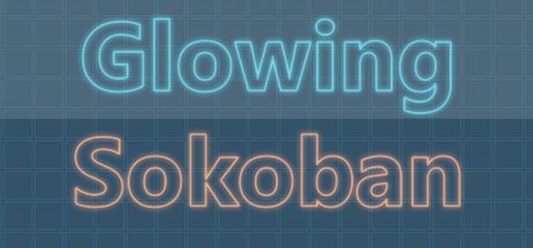 Glowing Sokoban Logo