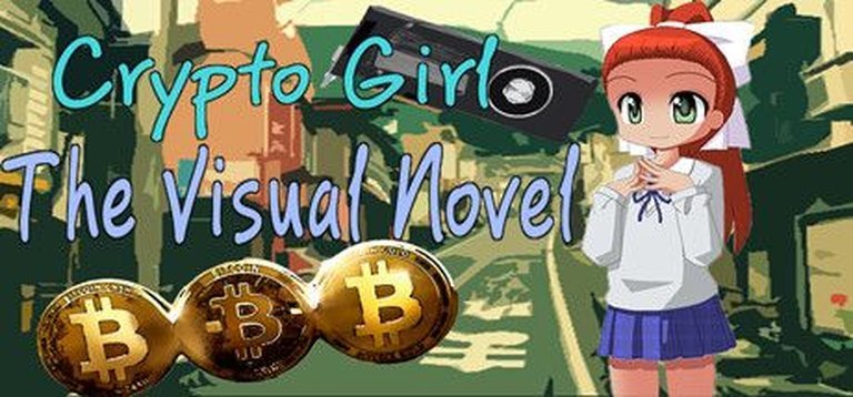 Crypto Girl: The Visual Novel Logo
