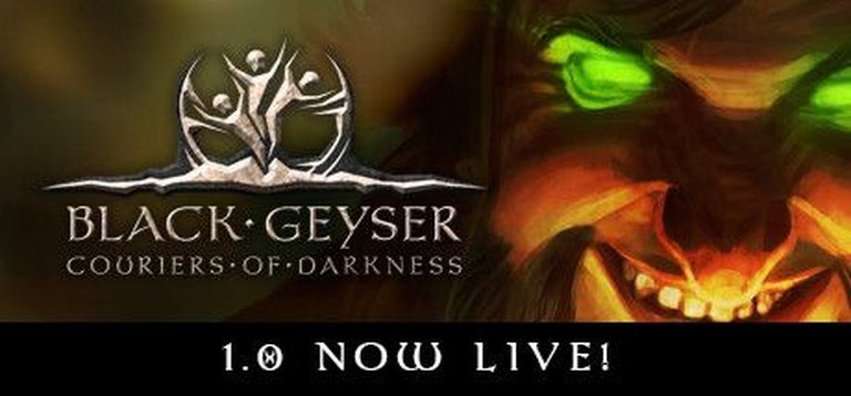 Black Geyser: Couriers of Darkness Logo