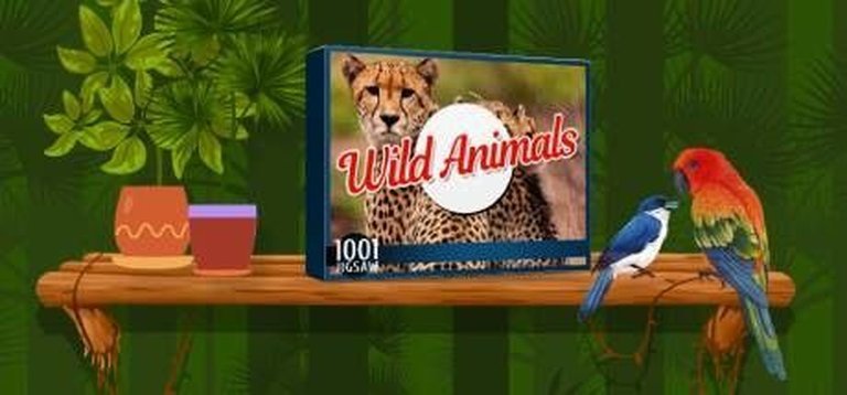 1001 Jigsaw: Wild Animals Logo