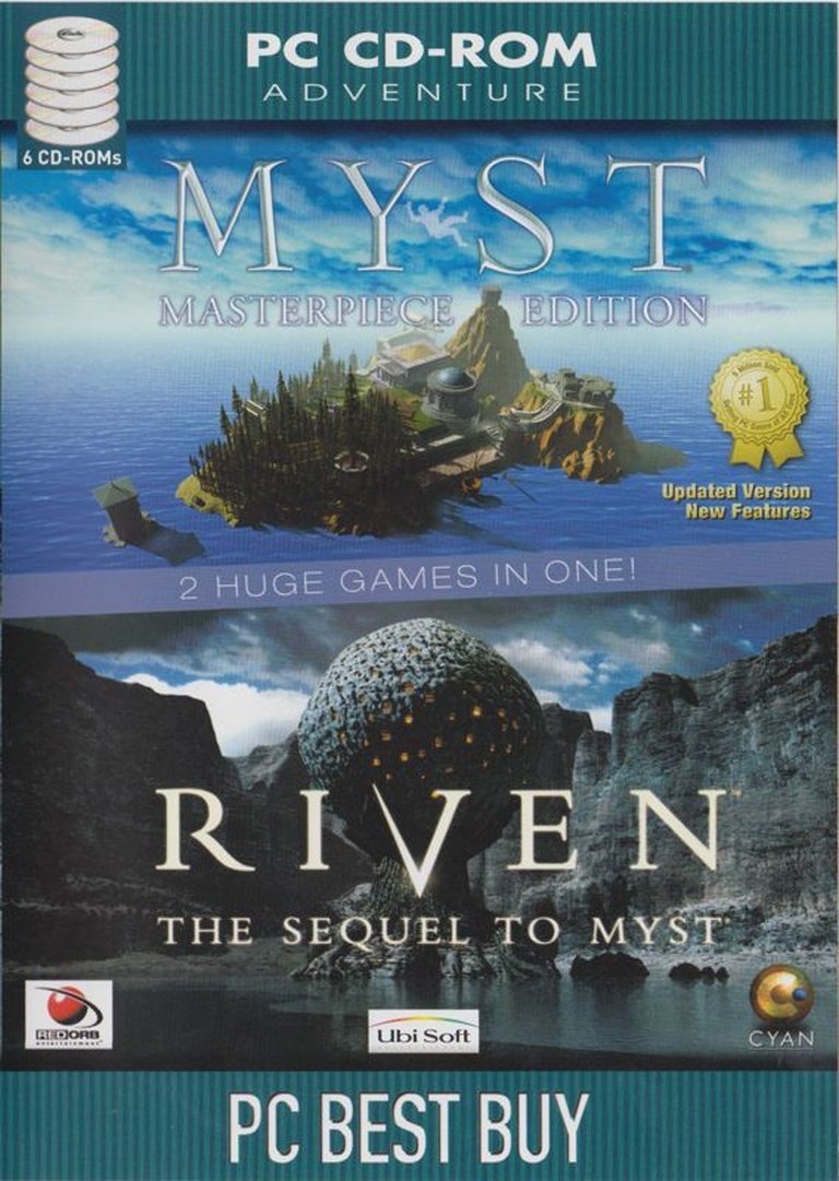 Myst: Masterpiece Edition + Riven: The Sequel to Myst Logo