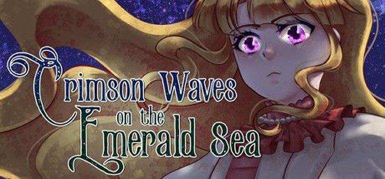 Crimson Waves on the Emerald Sea Logo