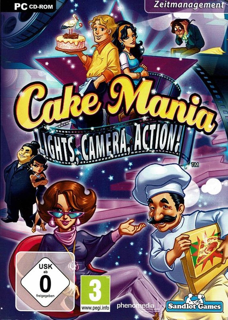 Cake Mania: Lights, Camera, Action! Logo