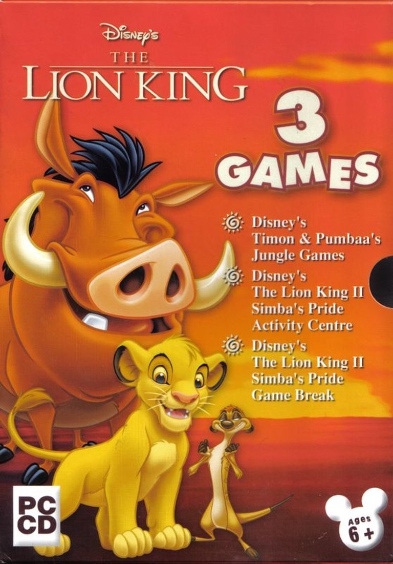 Disney's The Lion King: 3 Games Logo