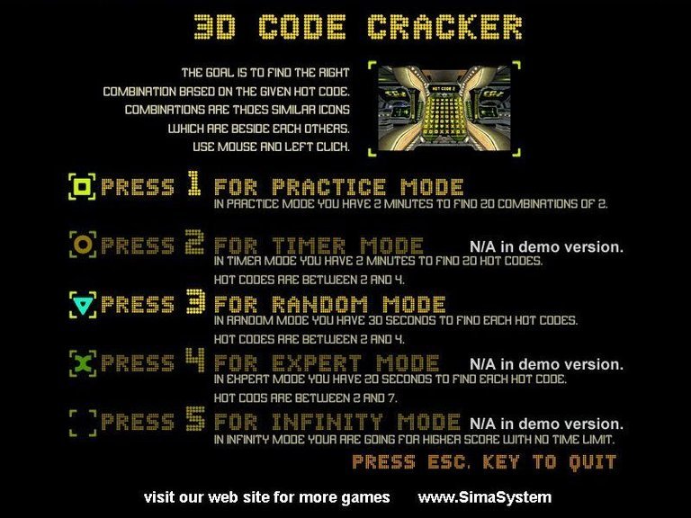 3D Code Cracker Logo