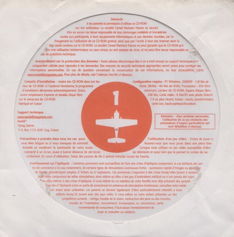 Nestlé Flying Game #1: Aero Racer Logo
