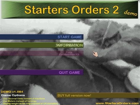 Starters Orders 2 Logo