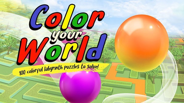 Color Your World: 100 Colorful Labyrinth Puzzles to Solve! Logo
