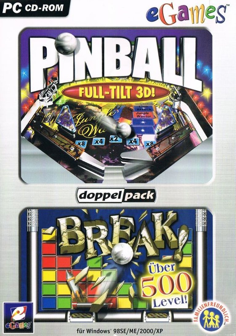 eGames Doppelpack: Pinball: Full-Tilt Fun! - Break! Logo