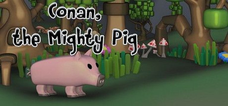 Conan, the Mighty Pig Logo