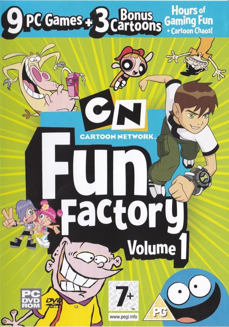 Fun Factory 1: 9 Games Plus 3 Cartoons Logo