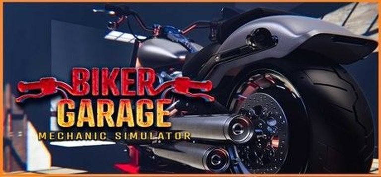 Biker Garage: Mechanic Simulator Logo