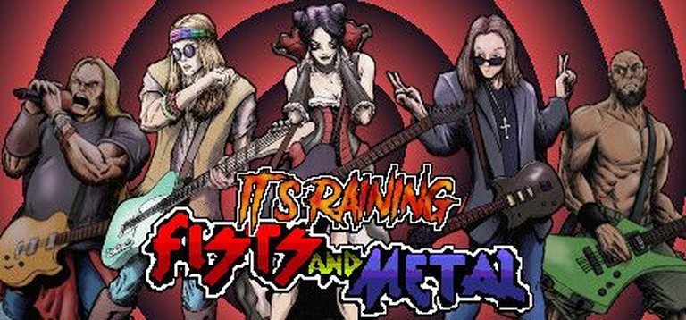 It's Raining Fists and Metal Logo