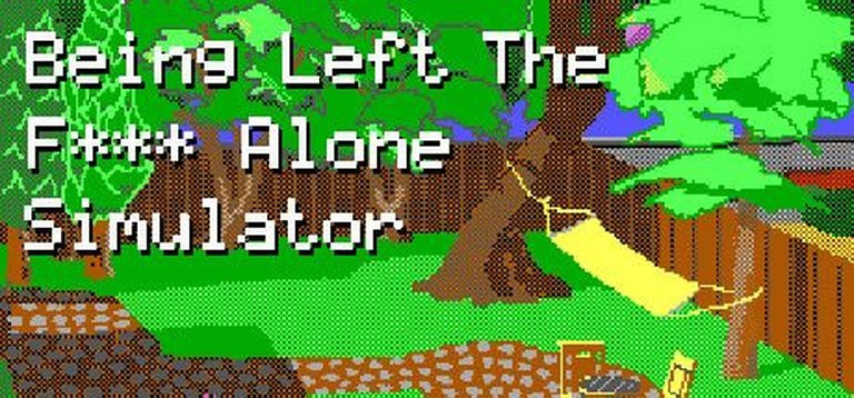 Being Left The F*** Alone Simulator Logo