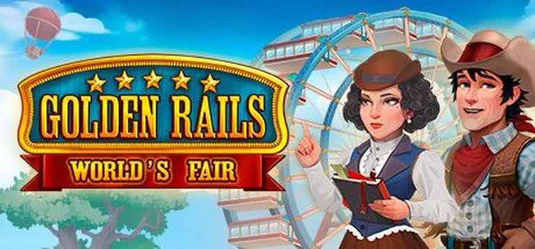 Golden Rails: World's Fair Logo