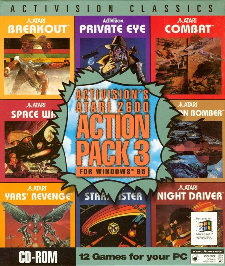 Activision's Atari 2600 Action Pack 3 Logo