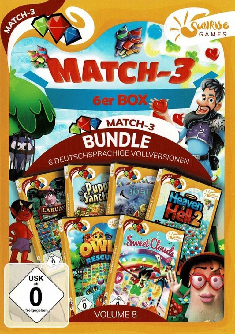 Match-3 6er Box: Volume 8 Logo