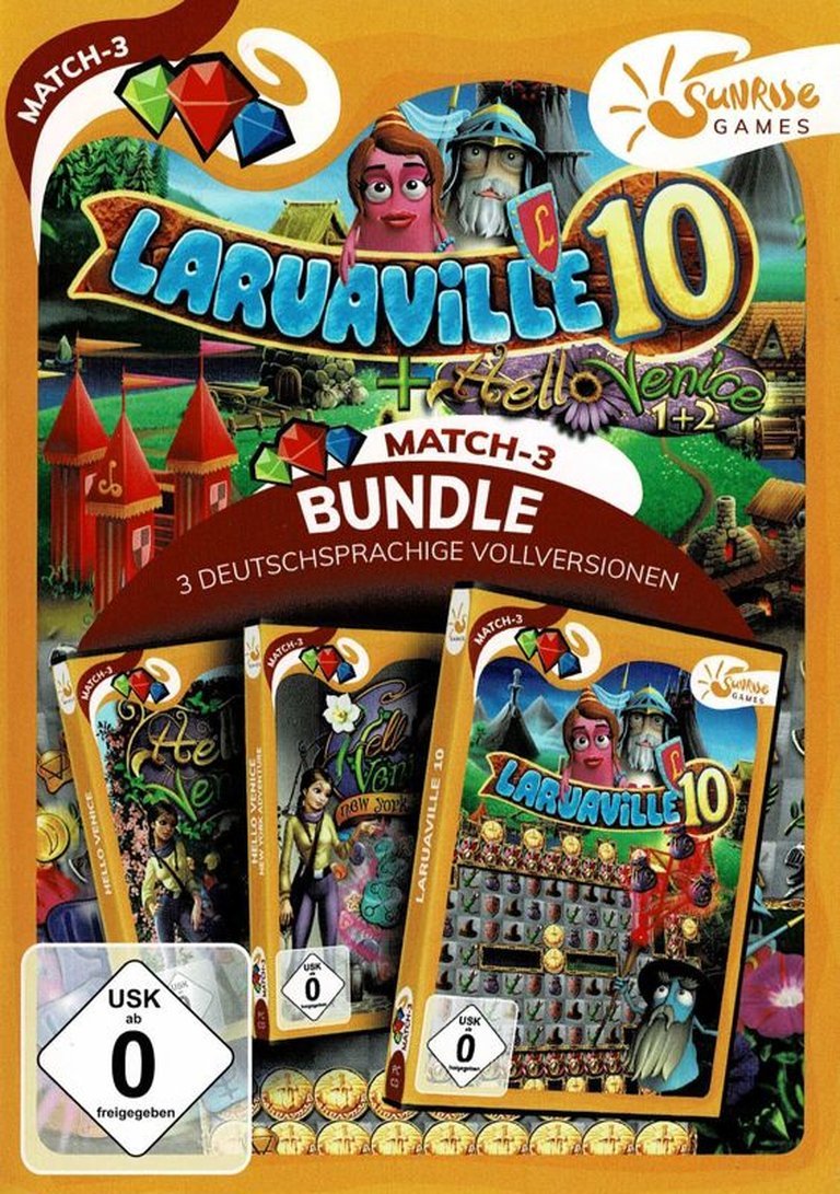 Laruaville 10 + Hello Venice 1+2 Logo