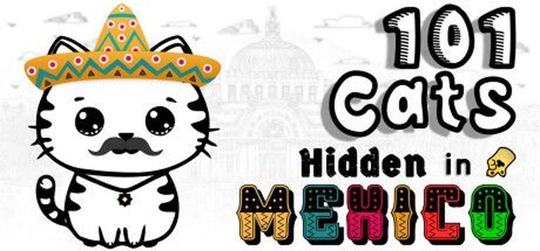 101 Cats Hidden in Mexico Logo