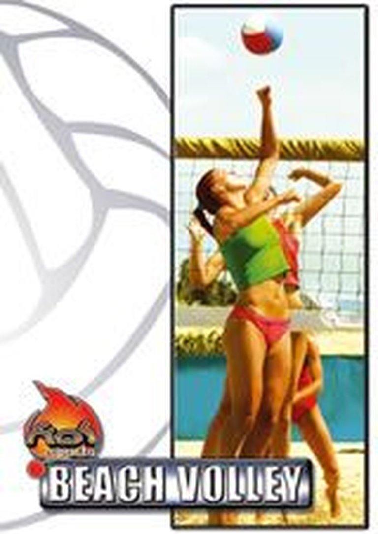 Beach Volley Hot Sports Logo