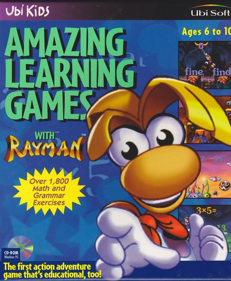 Amazing Learning Games with Rayman Logo