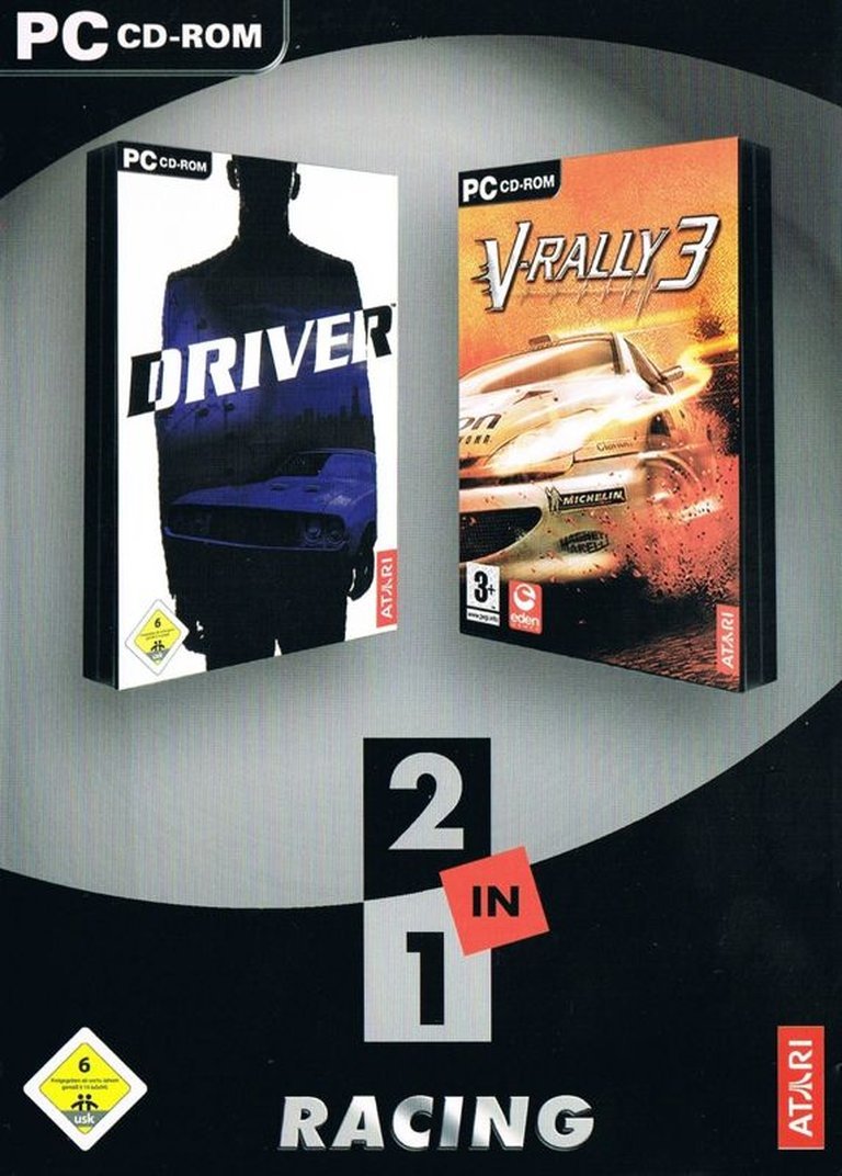2 in 1: Driver & V-Rally 3 Logo