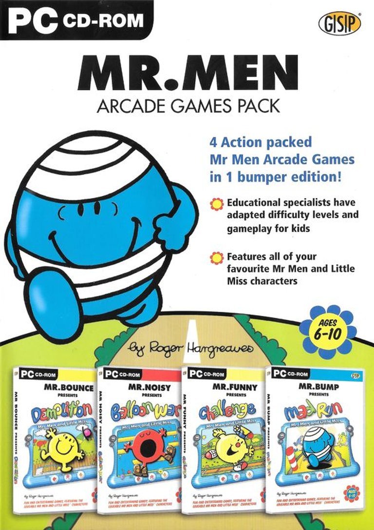 Mr. Men Arcade Games Pack Logo