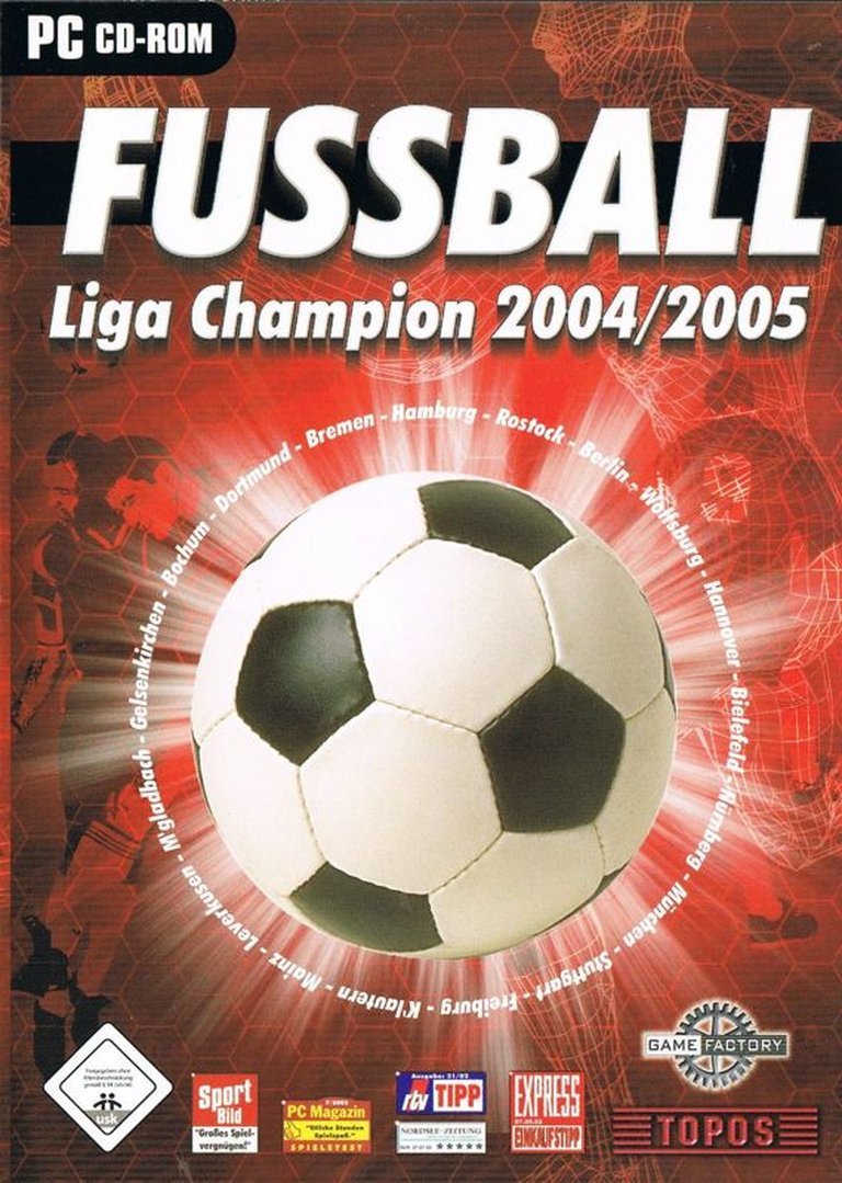 Fussball Liga Champion 2004/2005 Logo