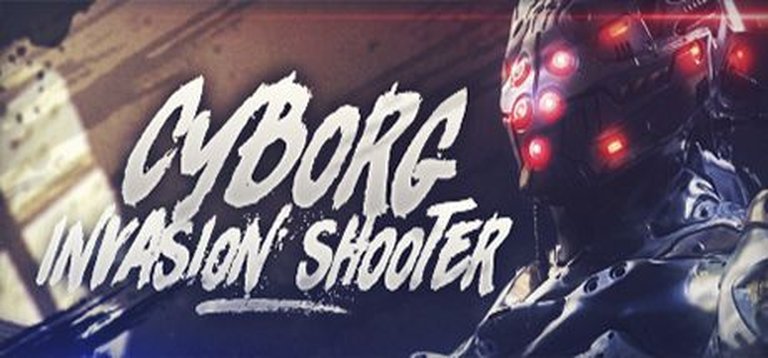 Cyborg Invasion Shooter Logo