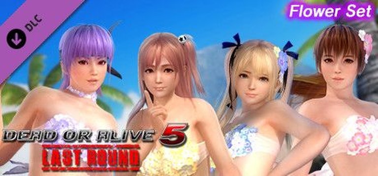 Dead or Alive 5: Last Round - Flower Set Logo