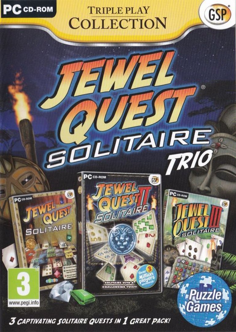 Jewel Quest Solitaire Trio Logo