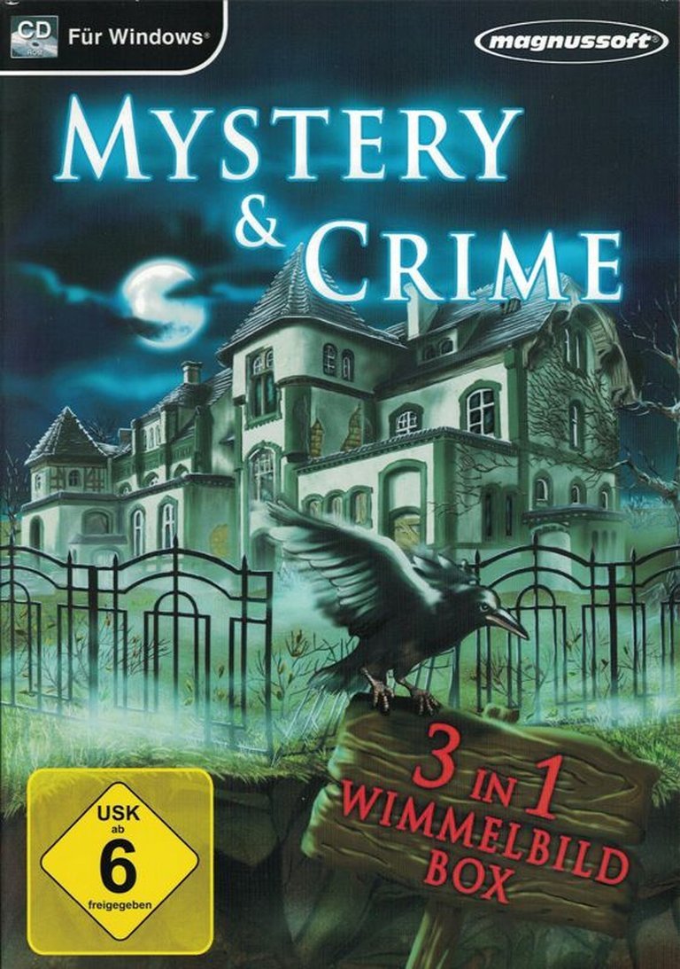 Mystery & Crime: 3 in 1 Wimmelbild Box Logo