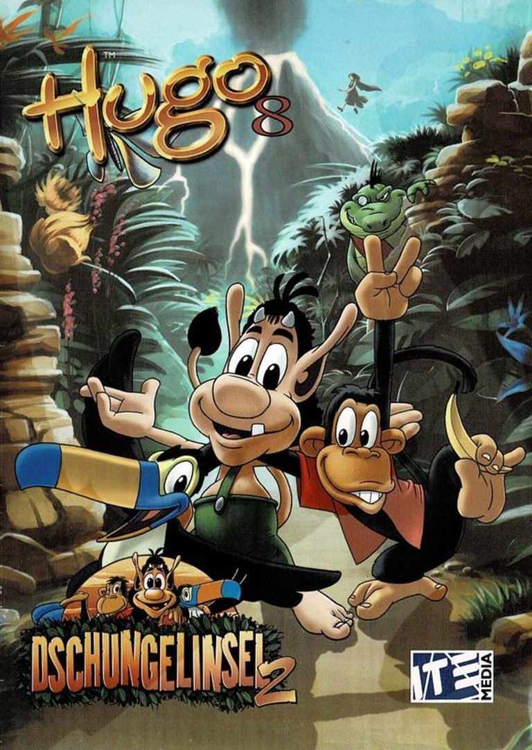 Hugo 8: Dschungelinsel 2 Logo