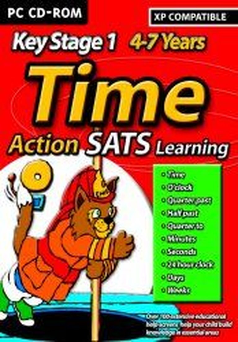 Action SATS Learning: Key Stage 1 4-7 Years: Time Logo