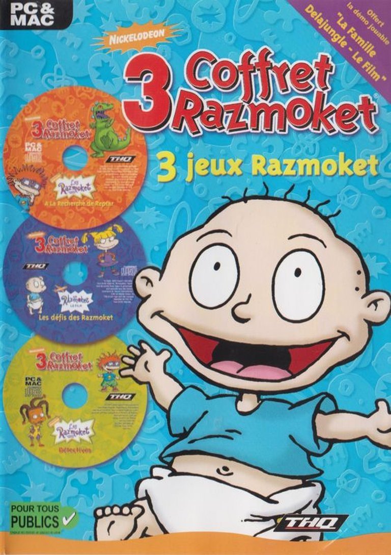 Coffret 3 Razmoket: 3 jeux Razmoket Logo
