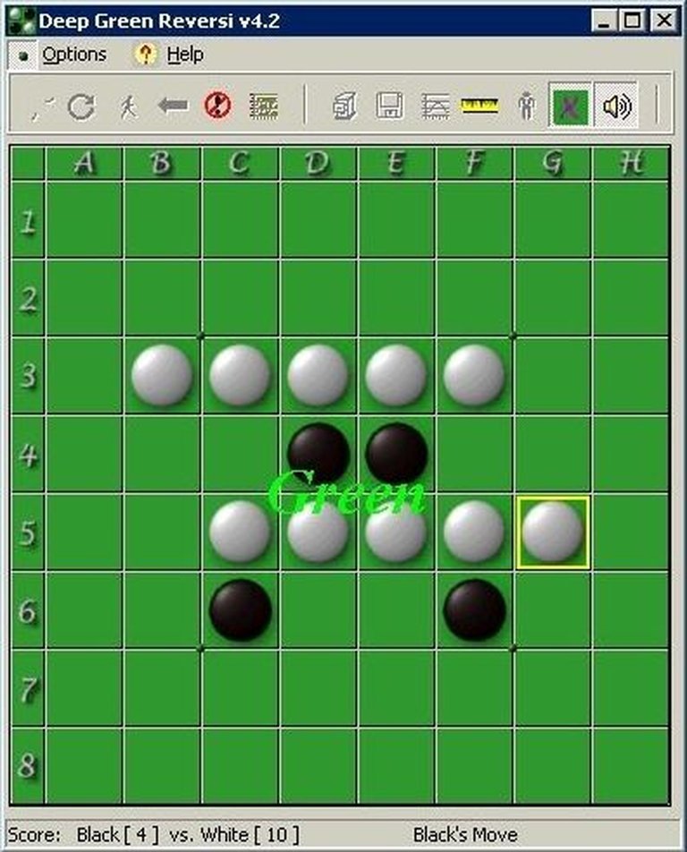 Deep Green Reversi Logo