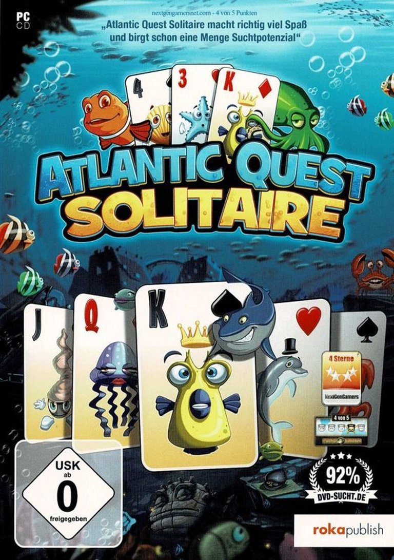 Atlantic Quest Solitaire Logo