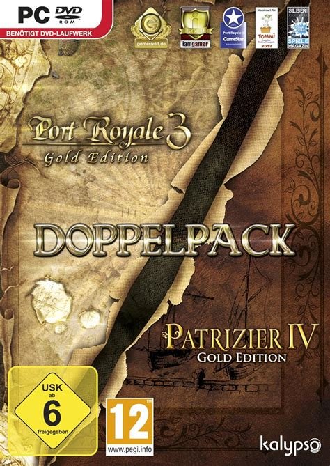 Doppelpack: Port Royale 3: Gold Edition & Patrizier IV: Gold Edition Logo