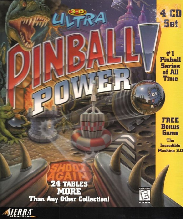 3-D Ultra Pinball: Power! Logo