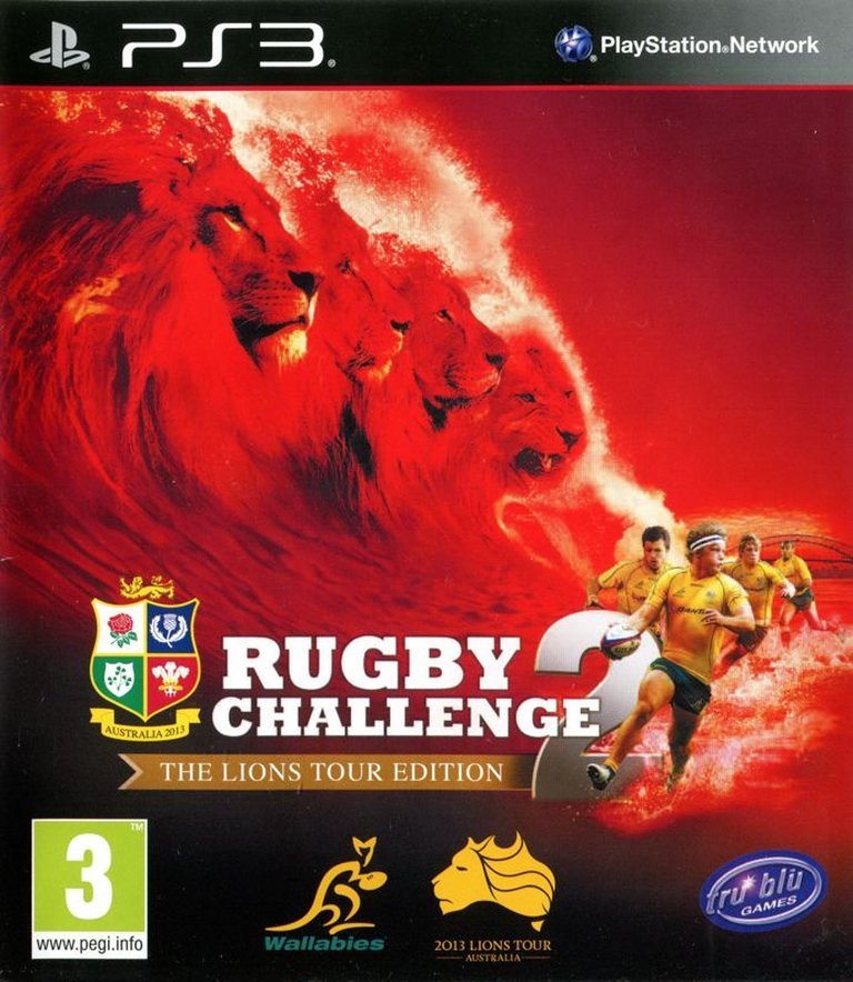 Jonah Lomu Rugby Challenge 2: Featuring the Lions Tour Logo