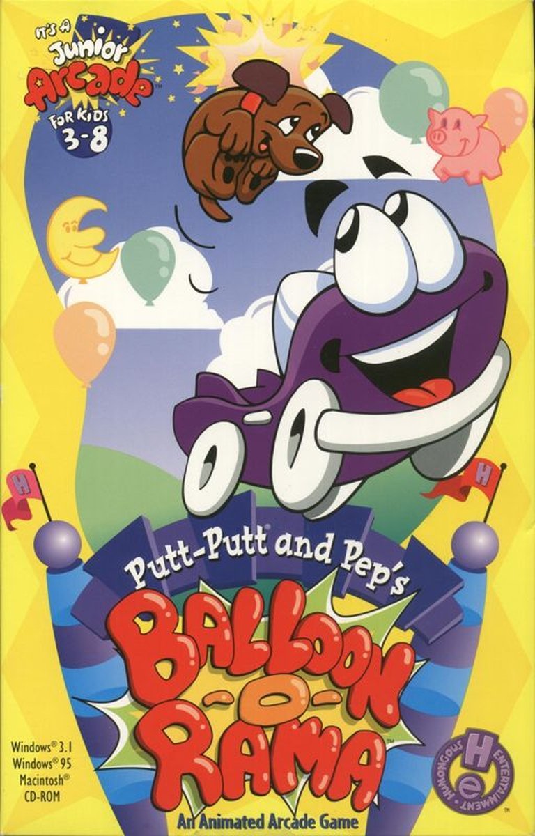 Putt-Putt and Pep's Balloon-o-Rama Logo