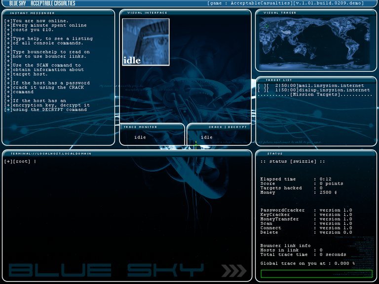 Blue Sky: Acceptable Casualties Logo