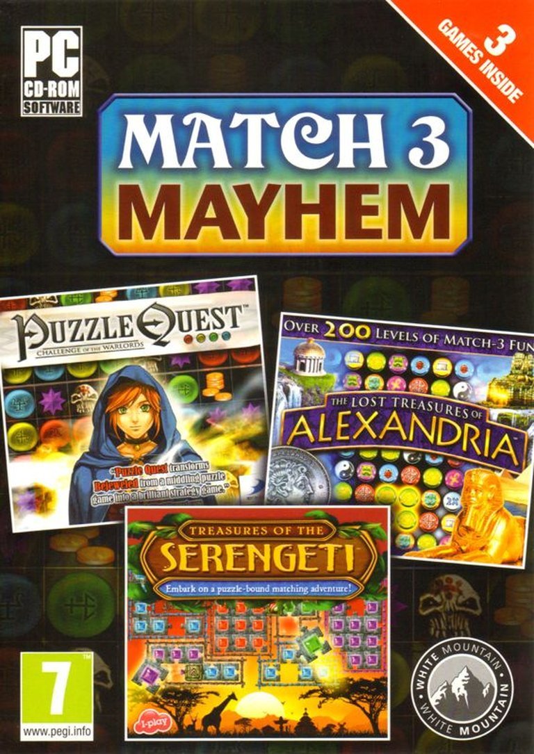 Match 3 Mayhem Logo