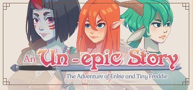 An Un-epic story: The adventure of Enki and Tiny Freddie Logo