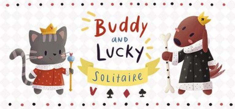 Buddy and Lucky Solitaire Logo