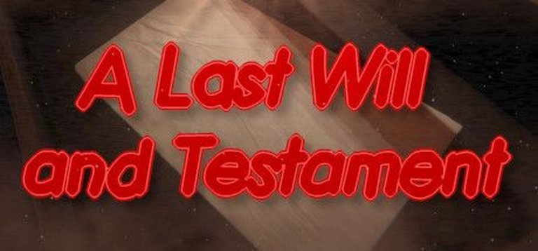 A Last Will and Testament Logo