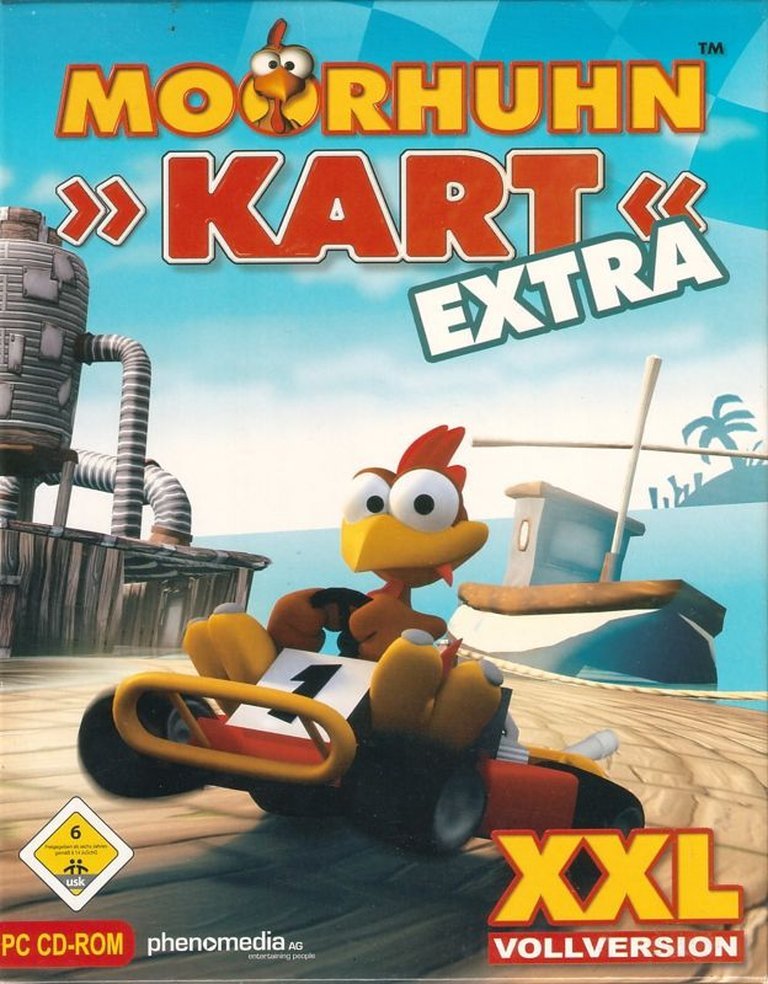 Crazy Chicken: Kart Extra Logo
